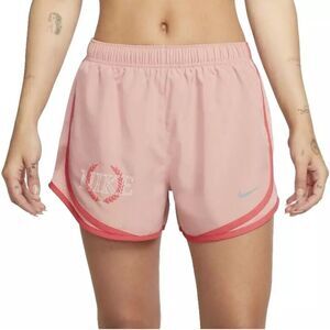 NWT Nike Women's Dri-FIT Tempo Brief-Lined Graphic Running Shorts Size M Pink